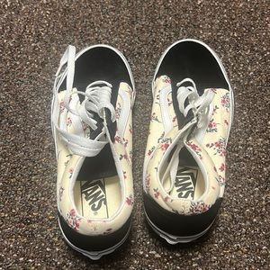 Brand new floral vans